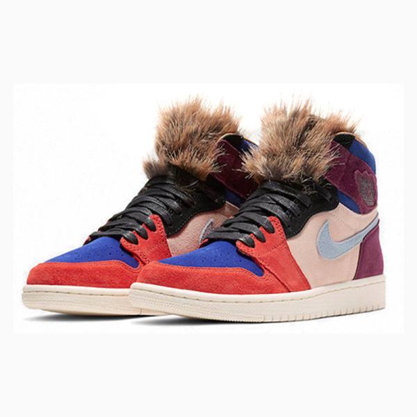 Orange / Blue / Purple Nike High OG NRG Aleali May Basketball Shoes Women's Air Jordan 1 | JD-731VE