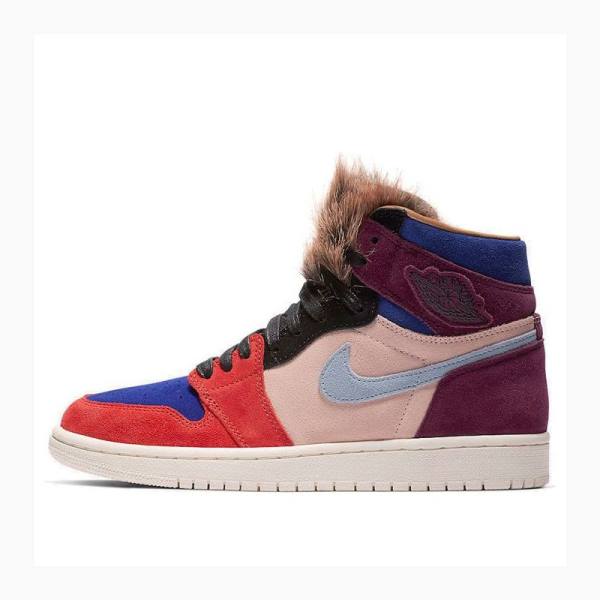 Orange / Blue / Purple Nike High OG NRG Aleali May Basketball Shoes Women\'s Air Jordan 1 | JD-731VE