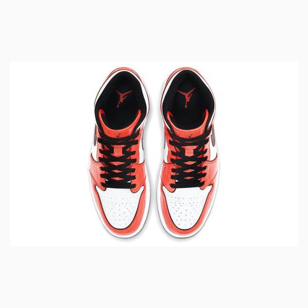 Orange Nike Mid SE Turf Basketball Shoes Men's Air Jordan 1 | JD-423VL