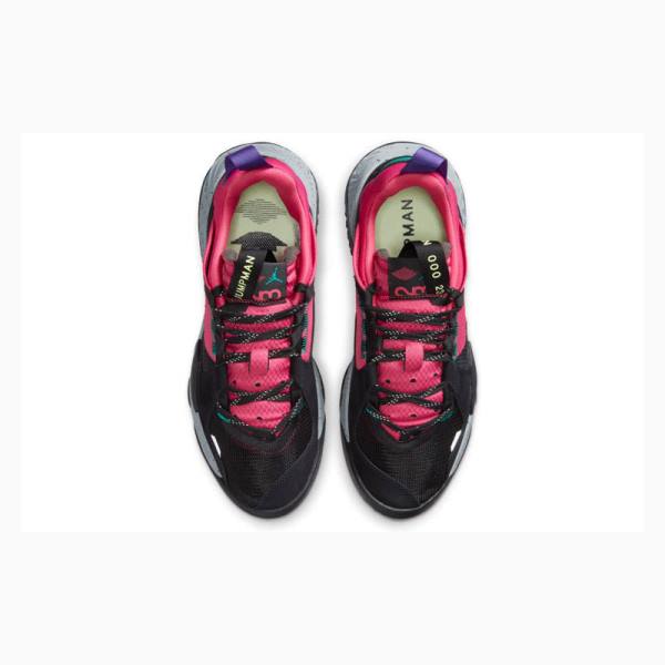 Pink / Black Nike Delta Running Shoes Men's Air Jordan | JD-894FM