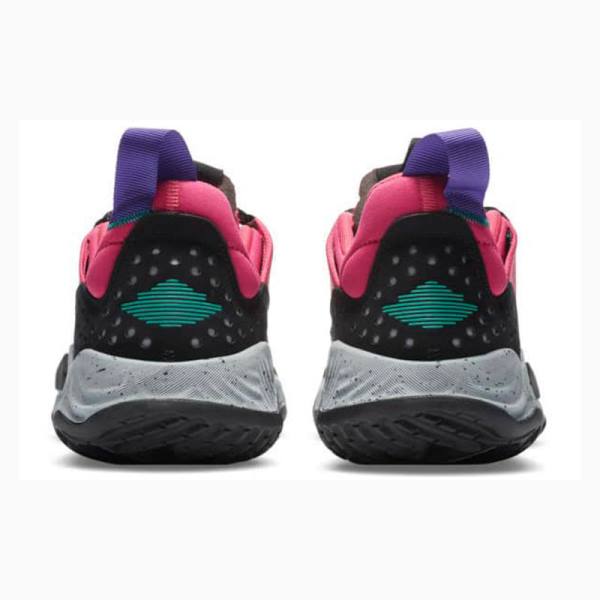 Pink / Black Nike Delta Running Shoes Men's Air Jordan | JD-894FM