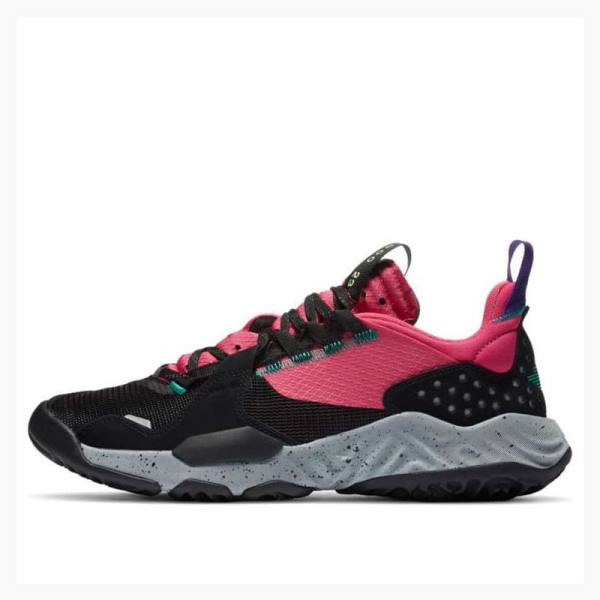 Pink / Black Nike Delta Running Shoes Men\'s Air Jordan | JD-894FM