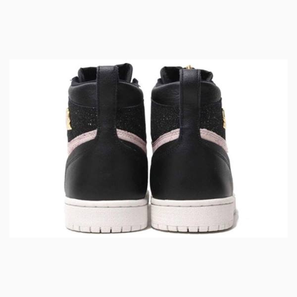 Pink / Black Nike High Zip 'Silt Red' Basketball Shoes Women's Air Jordan 1 | JD-375RM