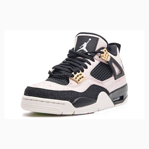 Pink / Black Nike Retro Silt Basketball Shoes Women's Air Jordan 4 | JD-872YJ