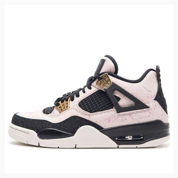 Pink / Black Nike Retro Silt Basketball Shoes Women\'s Air Jordan 4 | JD-872YJ