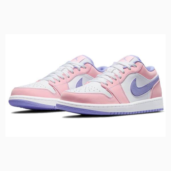 Pink Nike Low SE 'Arctic Punch' Sneakers Men's Air Jordan 1 | JD-653XF