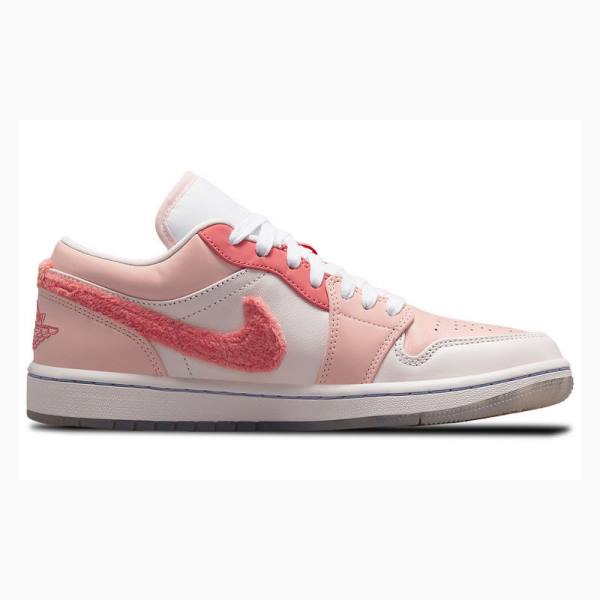 Pink Nike Low SE Mighty Swooshers (W) Sneakers Women's Air Jordan 1 | JD-953VQ