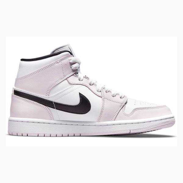 Pink Nike Mid Barely Basketball Shoes Women's Air Jordan 1 | JD-489WR