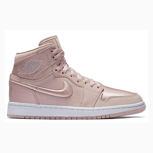 Pink Nike RET High SOH Silt Basketball Shoes Women's Air Jordan 1 | JD-235WX