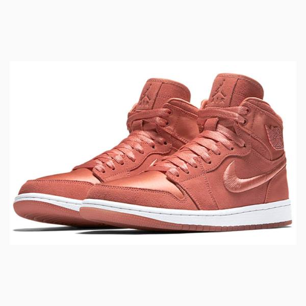 Pink Nike Retro High SOH Sun Blush Basketball Shoes Women's Air Jordan 1 | JD-037QO