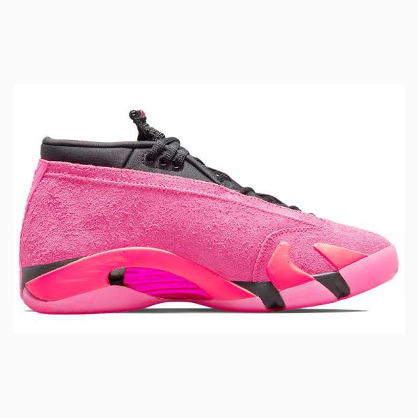 Pink Nike Retro Low Shocking Sneakers Women's Air Jordan 14 | JD-498EH