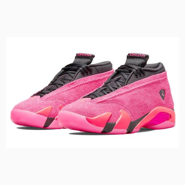 Pink Nike Retro Low Shocking Sneakers Women's Air Jordan 14 | JD-498EH