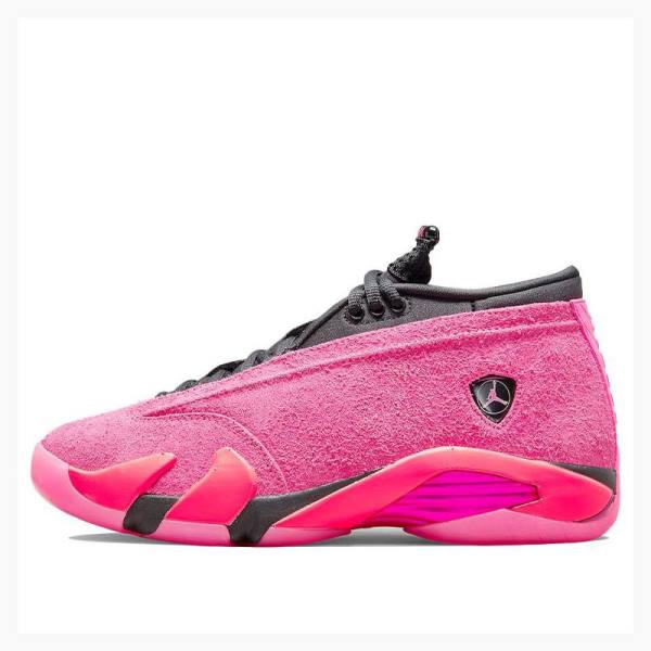 Pink Nike Retro Low Shocking Sneakers Women\'s Air Jordan 14 | JD-498EH