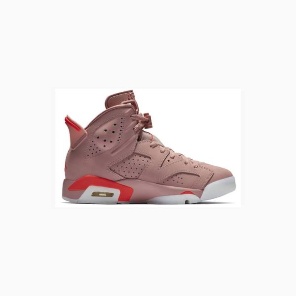 Pink Nike Retro NRG Rust Basketball Shoes Women's Air Jordan 6 | JD-521LT