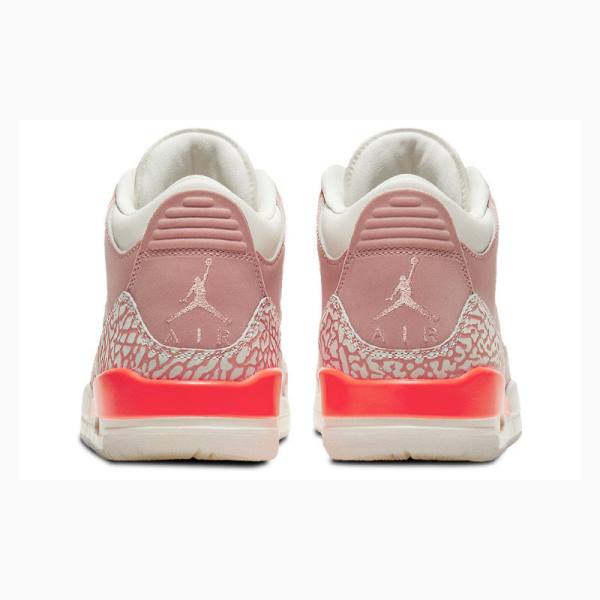 Pink Nike Retro Rust Basketball Shoes Women's Air Jordan 3 | JD-756BF