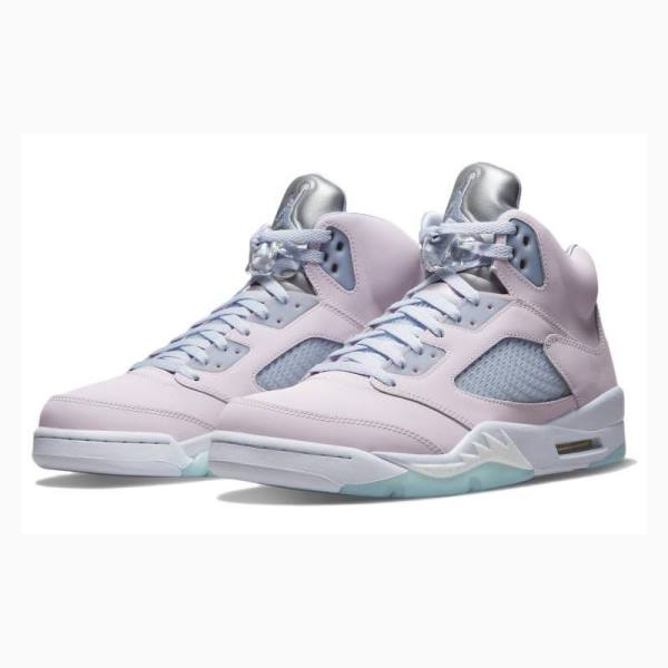 Pink Nike Retro SE Easter Basketball Shoes Men's Air Jordan 5 | JD-531NE