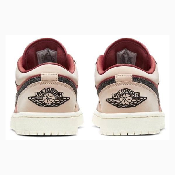 Pink / Red Nike Low Canyon Rust Sneakers Women's Air Jordan 1 | JD-368EA