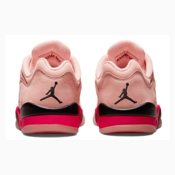 Pink / Red Nike Retro Low Arctic Sneakers Women's Air Jordan 5 | JD-451KZ