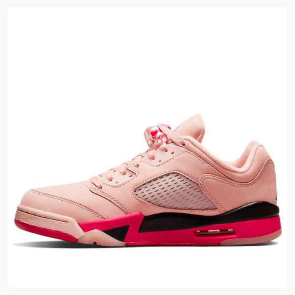 Pink / Red Nike Retro Low Arctic Sneakers Women\'s Air Jordan 5 | JD-451KZ