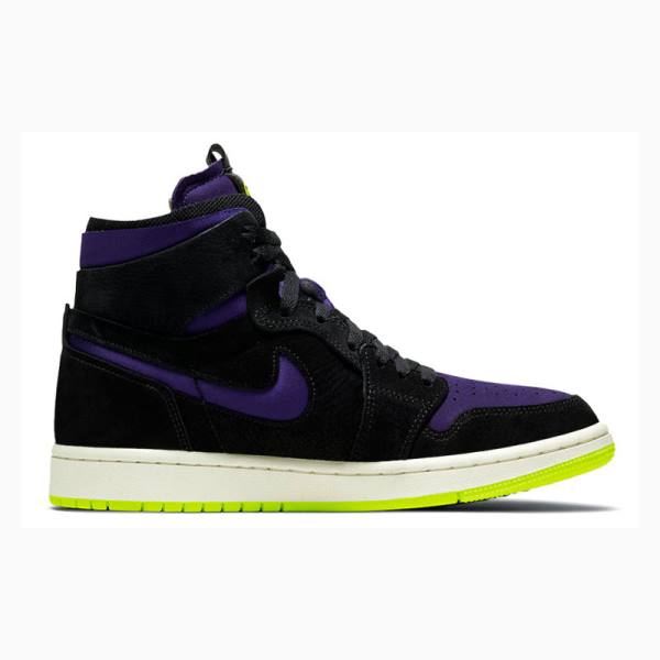 Purple / Black / Green Nike Zoom Air CMFT Halloween Sneakers Women's Air Jordan 1 | JD-198LG