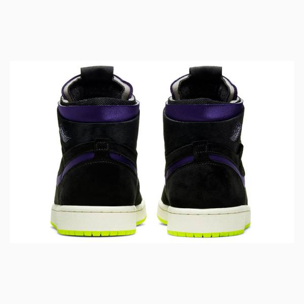 Purple / Black / Green Nike Zoom Air CMFT Halloween Sneakers Women's Air Jordan 1 | JD-198LG