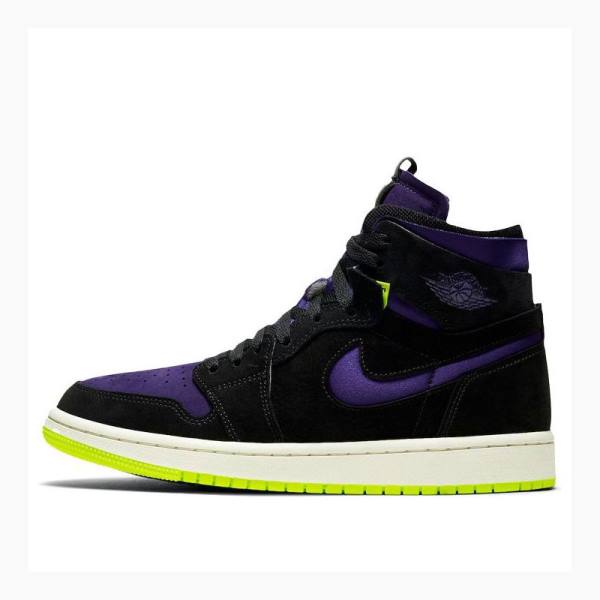 Purple / Black / Green Nike Zoom Air CMFT Halloween Sneakers Women\'s Air Jordan 1 | JD-198LG