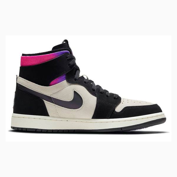 Purple / Black Nike Zoom CMFT PSG PSG Basketball Shoes Men's Air Jordan 1 | JD-436ZH