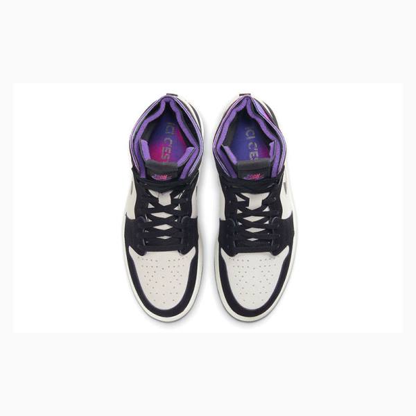 Purple / Black Nike Zoom CMFT PSG PSG Basketball Shoes Men's Air Jordan 1 | JD-436ZH