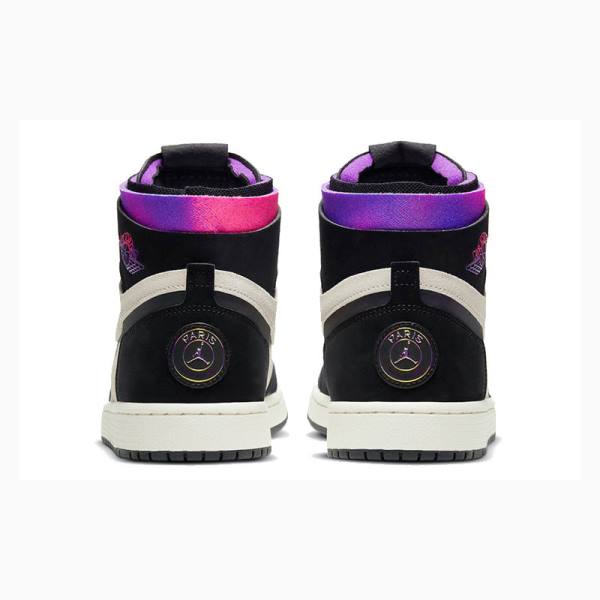 Purple / Black Nike Zoom CMFT PSG PSG Basketball Shoes Men's Air Jordan 1 | JD-436ZH