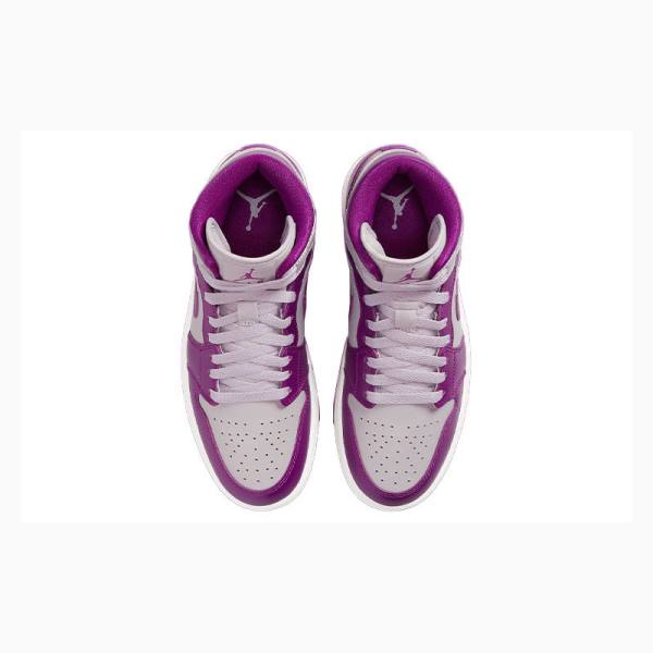 Purple Nike Mid Magenta Basketball Shoes Women's Air Jordan 1 | JD-086UY