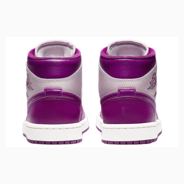 Purple Nike Mid Magenta Basketball Shoes Women's Air Jordan 1 | JD-086UY