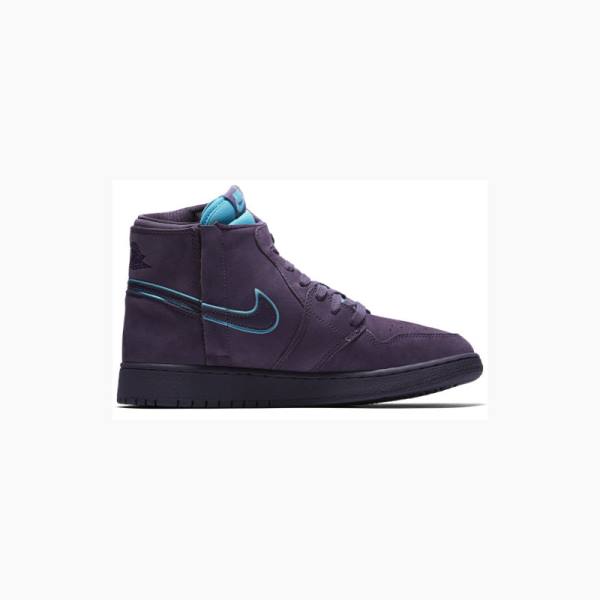 Purple Nike Rebel XX Dark Raisin Basketball Shoes Women's Air Jordan 1 | JD-518GI