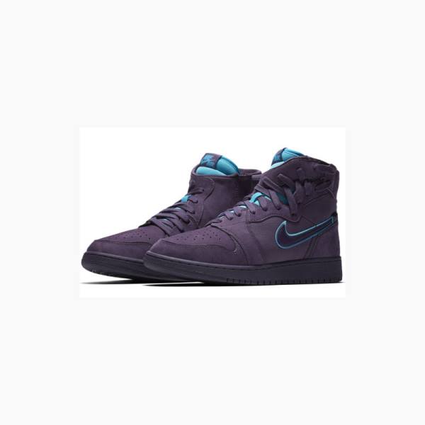 Purple Nike Rebel XX Dark Raisin Basketball Shoes Women's Air Jordan 1 | JD-518GI