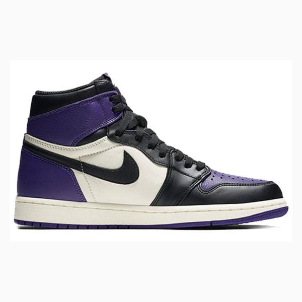 Purple Nike Retro High OG Court Basketball Shoes Men's Air Jordan 1 | JD-072NF