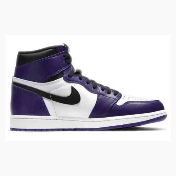 Purple Nike Retro High OG Court Basketball Shoes Men's Air Jordan 1 | JD-314PZ