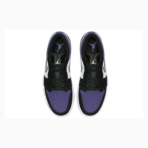 Purple Nike Retro Low Court Sneakers Men's Air Jordan 1 | JD-641GF