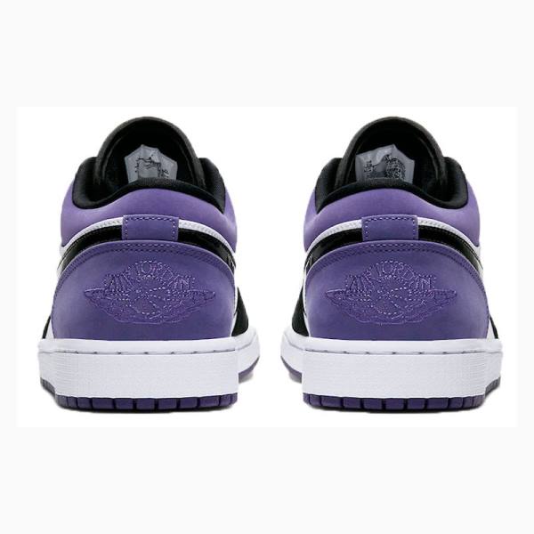 Purple Nike Retro Low Court Sneakers Men's Air Jordan 1 | JD-641GF