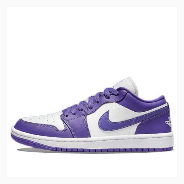 Purple / White Nike Low Psychic Sneakers Women\'s Air Jordan 1 | JD-910WS