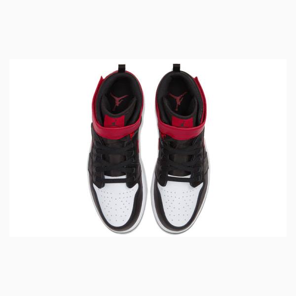 Red / Black Nike High Flyease Black Gym Red Basketball Shoes Men's Air Jordan 1 | JD-208FE