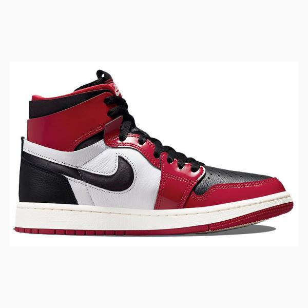 Red / Black Nike High Zoom Air CMFT Patent Chicago Basketball Shoes Women's Air Jordan 1 | JD-851EV