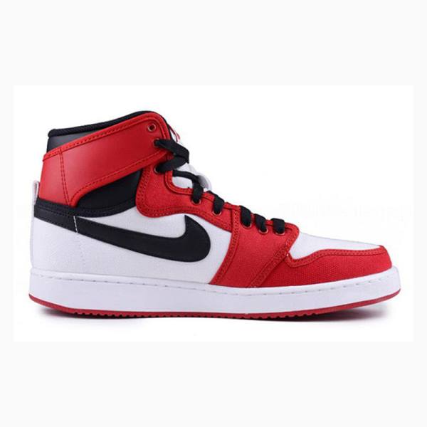 Red / Black Nike KO High OG Chicago Basketball Shoes Men's Air Jordan 1 | JD-980WZ