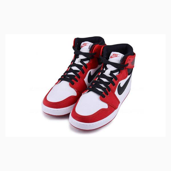 Red / Black Nike KO High OG Chicago Basketball Shoes Men's Air Jordan 1 | JD-980WZ