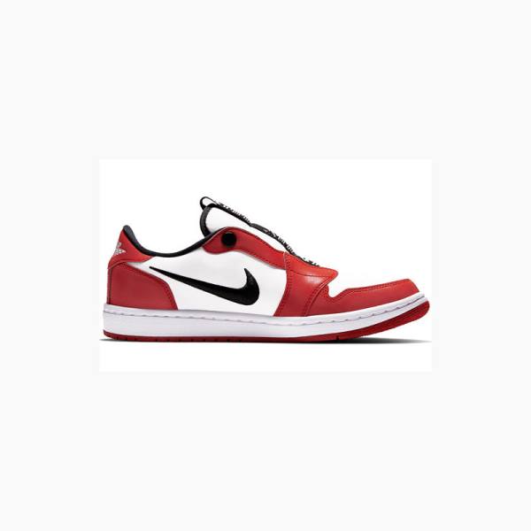 Red / Black Nike Low Chicago Sneakers Women's Air Jordan 1 | JD-712TU