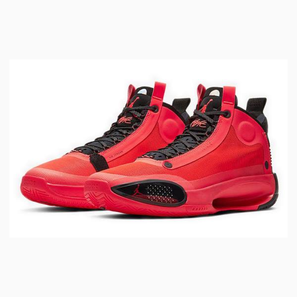 Red / Black Nike PF Infrared 23 Basketball Shoes Men's Air Jordan 34 | JD-923WM