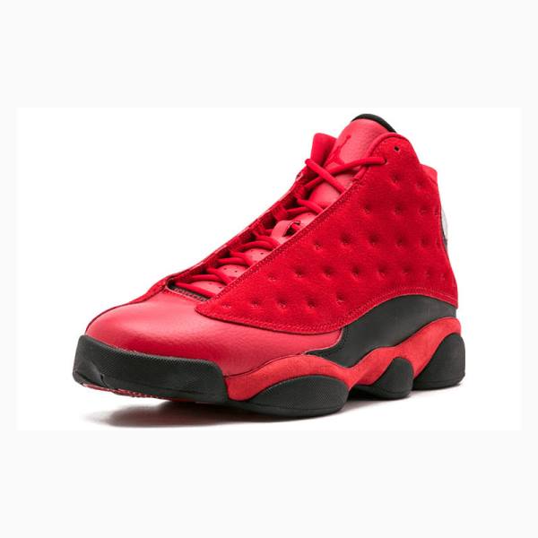 Red / Black Nike Retro Chinese Singles Day Basketball Shoes Men's Air Jordan 13 | JD-680VW