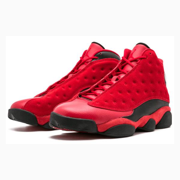 Red / Black Nike Retro Chinese Singles Day Basketball Shoes Men's Air Jordan 13 | JD-680VW