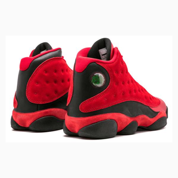 Red / Black Nike Retro Chinese Singles Day Basketball Shoes Men's Air Jordan 13 | JD-680VW