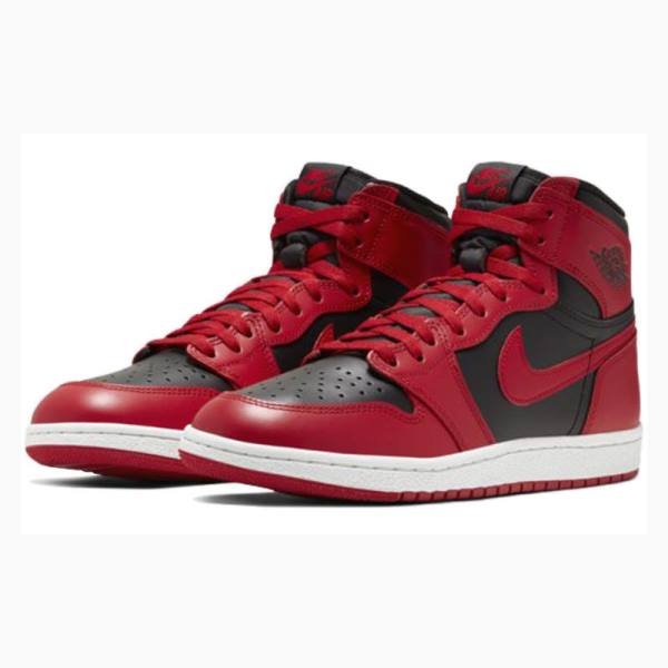 Red / Black Nike Retro High '85 OG Varsity Red Basketball Shoes Men's Air Jordan 1 | JD-063DY