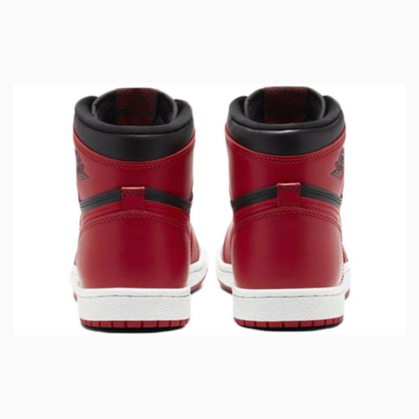 Red / Black Nike Retro High '85 OG Varsity Red Basketball Shoes Men's Air Jordan 1 | JD-063DY