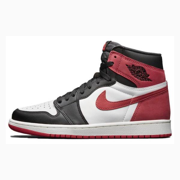 Red / Black Nike Retro High OG Track Red Basketball Shoes Men's Air Jordan 1 | JD-109TP